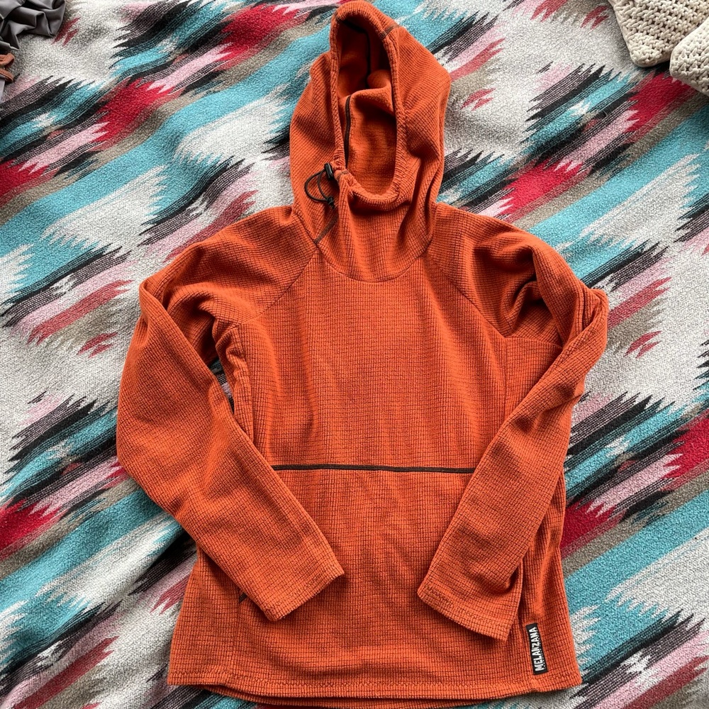 Orange (Ochre) Melanzana Microgrid Hoodie